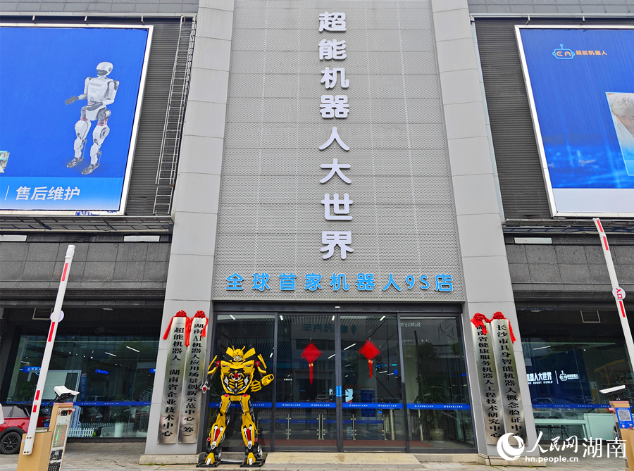 超能机器人大世界。人民网记者 刘宾摄